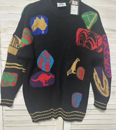 古着森女手钩立体钩花毛衣 成分含量：95%...