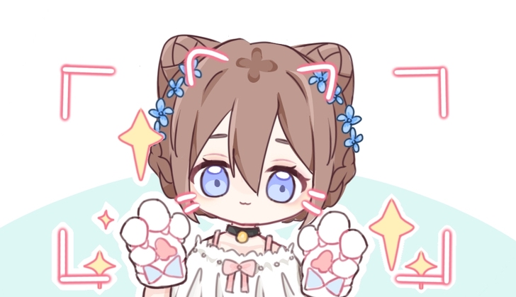 约稿q版可爱卡通手绘表情包头像定制ins设计