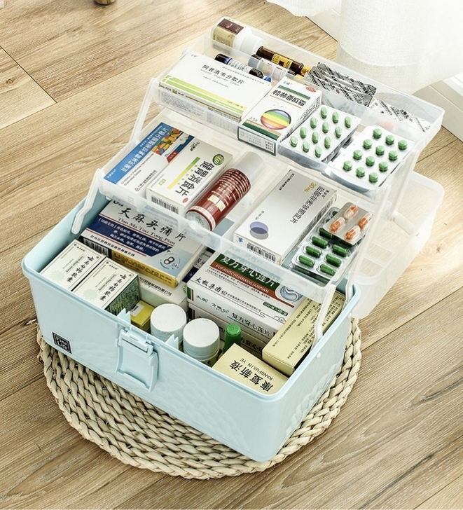 [低价全新] 大号家庭急救箱药箱工具箱美术...