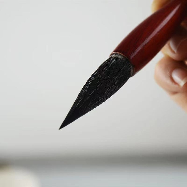 兼毫毛笔中号书法国画大篆隶书行书楷书欧颜体