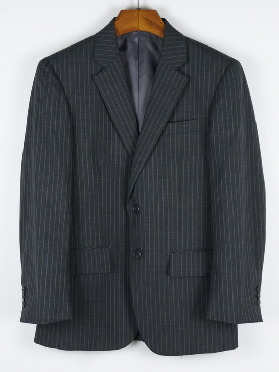 高岛屋灰色羊毛西服单西男 日制潮牌休闲西装...