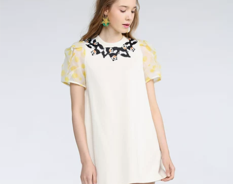 dzzit地素 夏季新品 清新可爱贴布造型...