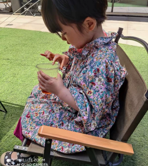韩式花苞裙 碎花童装 韩国店买的 120码...