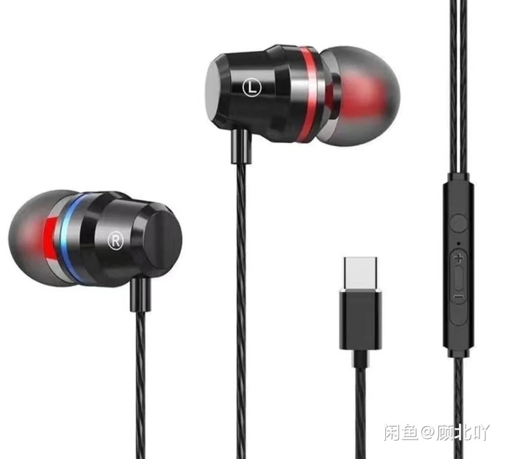 Type-C耳机tyec入耳式耳机重低音金...