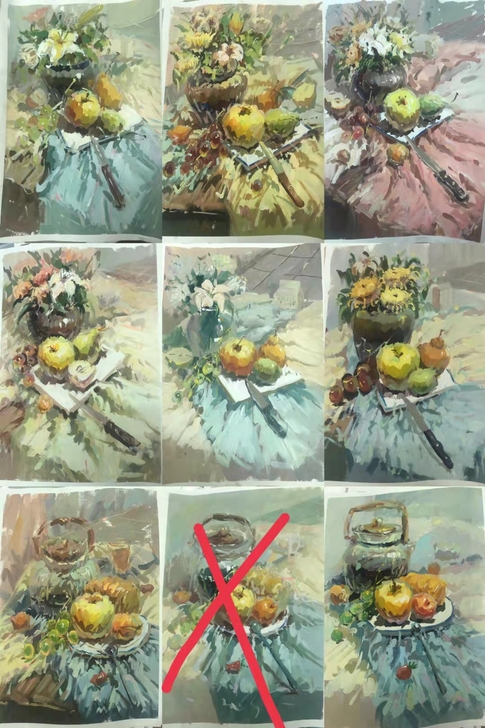 水粉素描作品，可做装裱，懂得来，价格可小刀