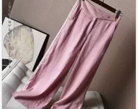 清仓捡漏~商场专柜撤回大牌剪标女装棉麻高腰...