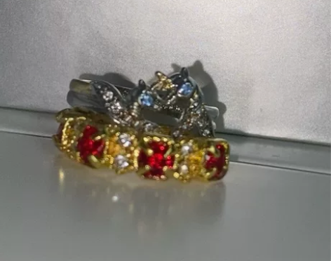 vintage中古戒指昭和童趣嬉皮风y2k...