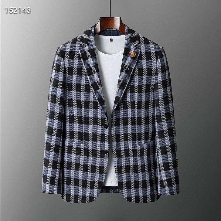 全新 海澜之家男装西服休闲百搭格纹小西装长...