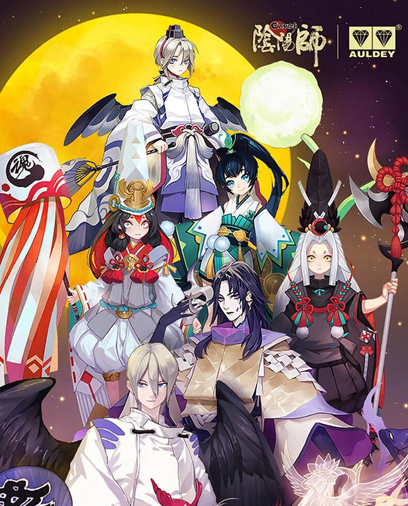 正版奥迪双钻阴阳师盲盒现世奇趣第三弹大天狗...