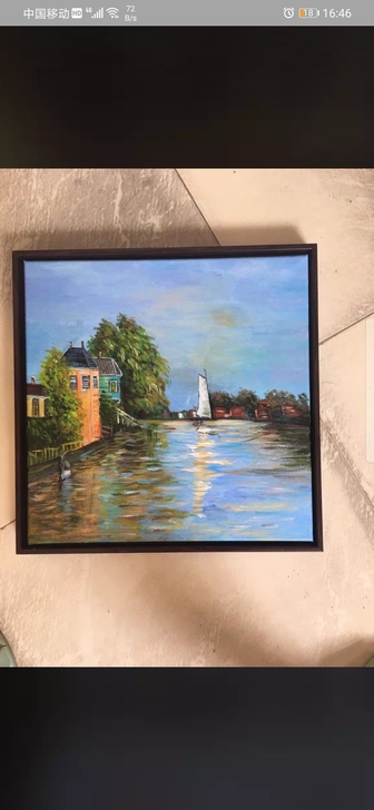 免装订油画框和油画布全套