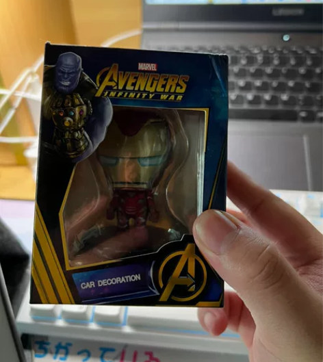 复仇者联盟Q版模型 正版漫威钢铁侠摆件手办...