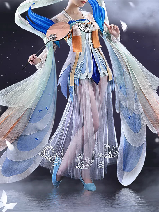 三分妄想王者荣耀cos衣服如梦令嫦娥cos...