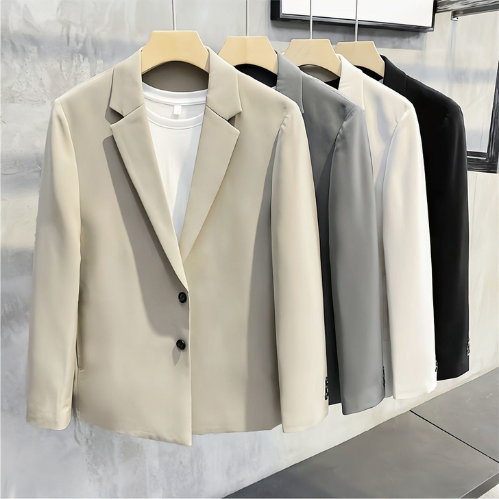 男士小西装春秋季休闲商务西服韩版轻熟风潮流...