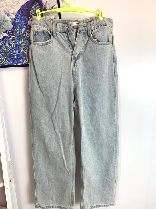 浅色牛仔裤厚的版型挺好 买了两条S码