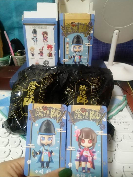 阴阳师奥迪双钻盲盒粘土人2盒一起出,全家便...