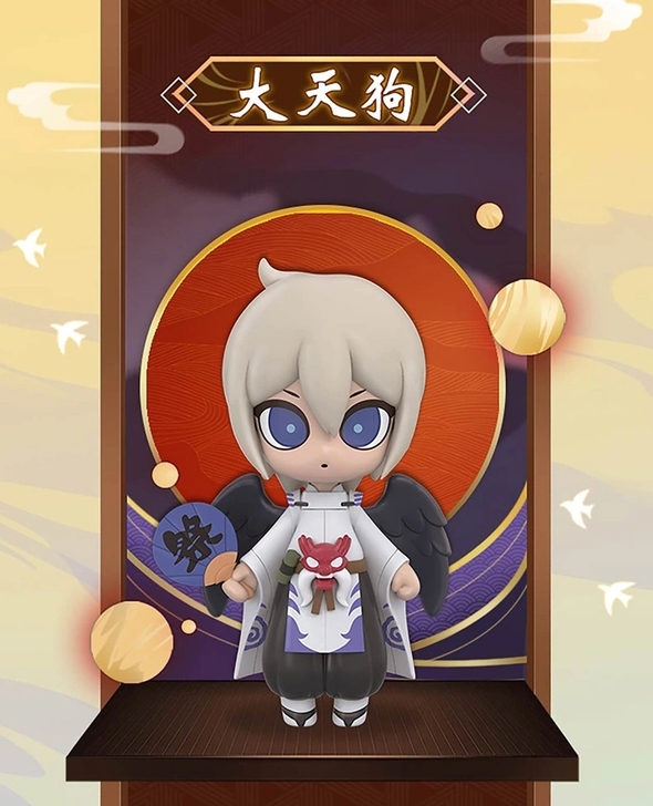 奥飞阴阳师现世奇趣第三弹系列手办公仔玩具礼...