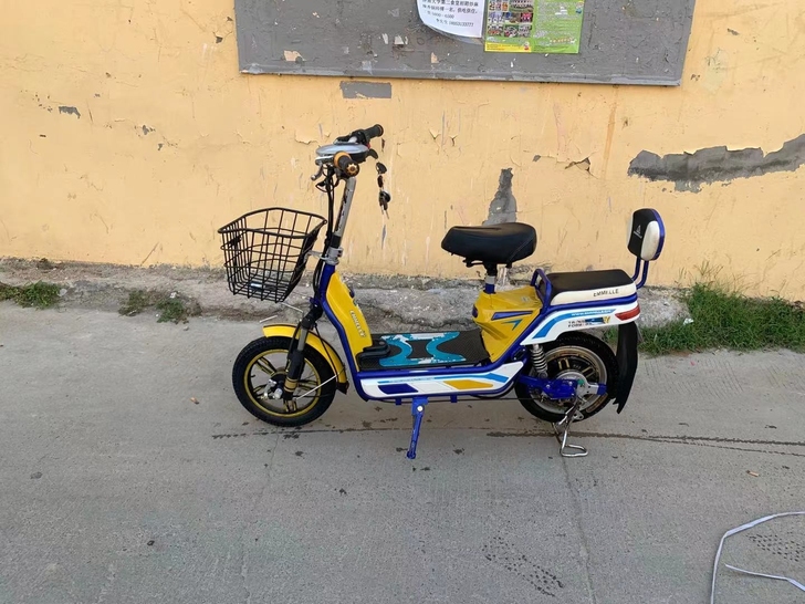 阿米尼电动车，电池可拆，能跑25-30公里...