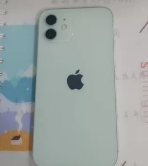 苹果12九成新，128内存，浅绿色，手机成...