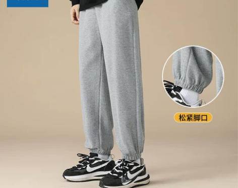 真维斯裤子男士春秋季新款卫裤潮牌宽松秋冬款...