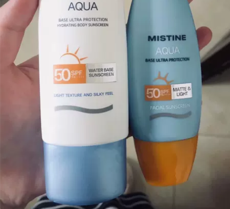 泰国版Mistine蜜丝婷防晒霜小黄帽乳面...