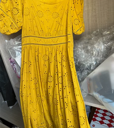 Only 小镂空长裙 下过水 好看的就是本...