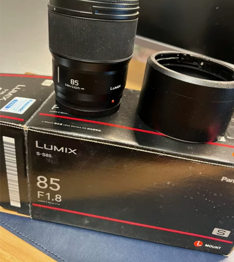 松下L口，85 F1.8，成色如图，镜头微...
