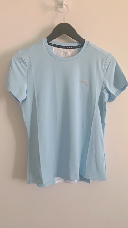 安踏女子运动T恤夏季新款冰丝速干健身跑步短袖