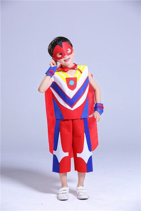 环保服装儿童时装秀幼儿园男女童diy制作亲...