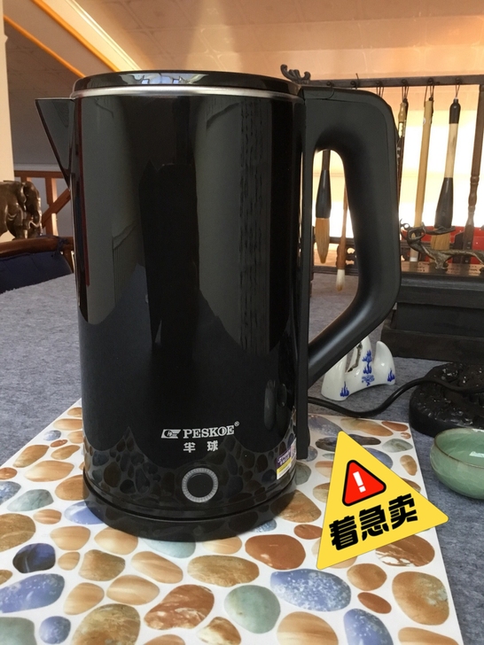 18.8包邮 电热水壶家用烧水壶不锈钢大容...