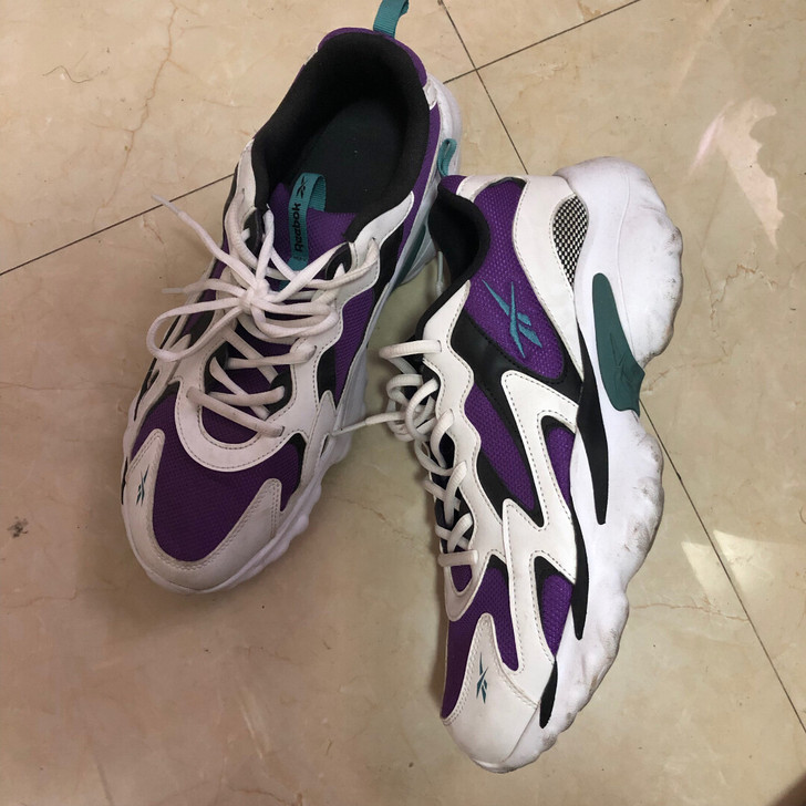 REEBOK锐步牌老爹运动休闲鞋，男款44...