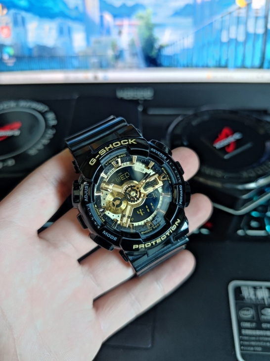 Casiogshock 黑金男女表 卡西欧...
