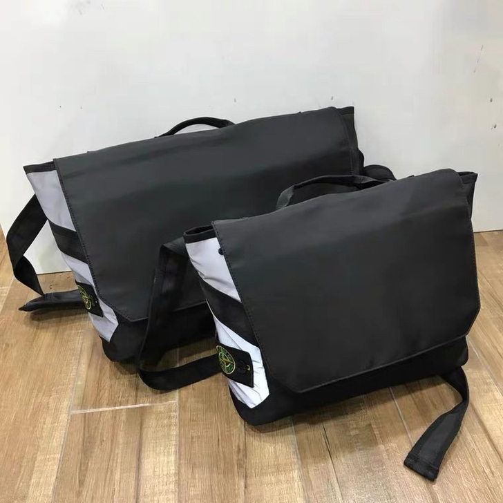 石头岛 斜挎包大容量 新品3M反光设计牛津...