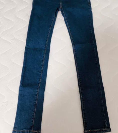 女牛仔裤长裤小脚裤,修身显瘦,有弹力,平铺...