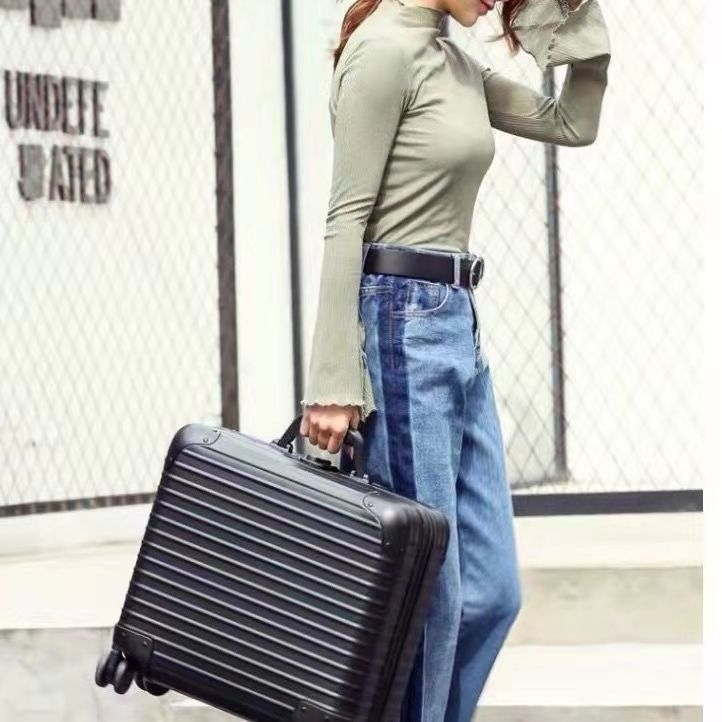 【尾单】17寸网易严选 全铝镁合金行李箱拉...