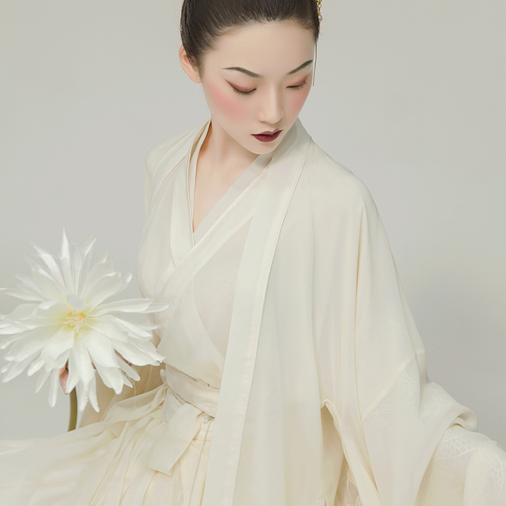 靓朵韵玉龙赋交领齐腰汉服女正品原创魏晋##...