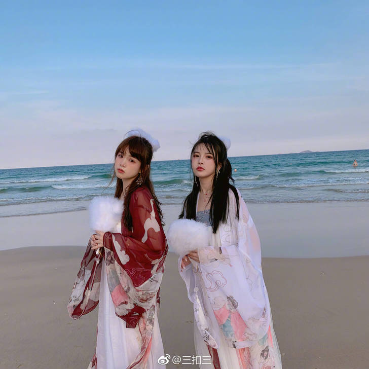 【森女想去海边】羽化飞仙改良汉服汉元素仙女...