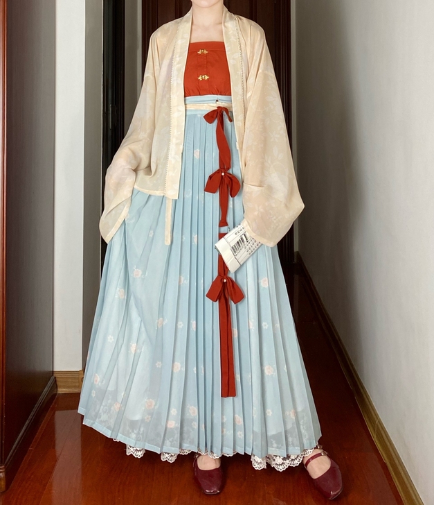 【暂挂】杉梅原创汉服女【桑田】宋制直袖衫改...