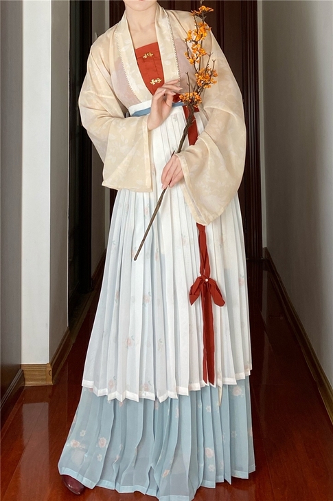 【出租】杉梅原创汉服女【桑田】宋制直袖衫改...