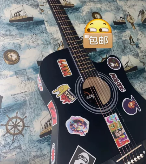 新手入门吉他九九新没怎么用过闲置吃灰 感兴...