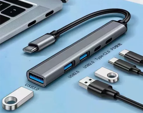 拓展坞Typec扩展USB分线器转接头适用...