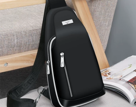 七匹狼胸包男 牛津帆布休闲ins单肩包男士...