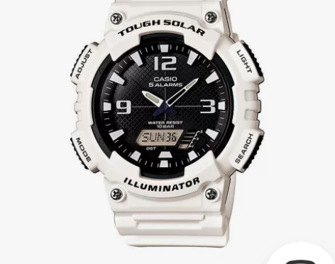 Casio卡西欧手表男女太阳能防水情侣正品...