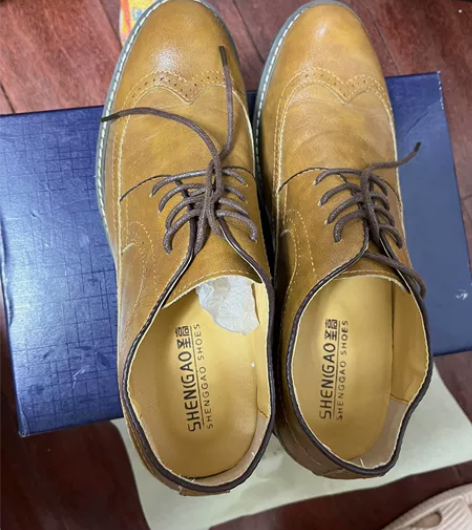 皮鞋男休闲内增高男士英伦增高韩版布洛克男鞋...