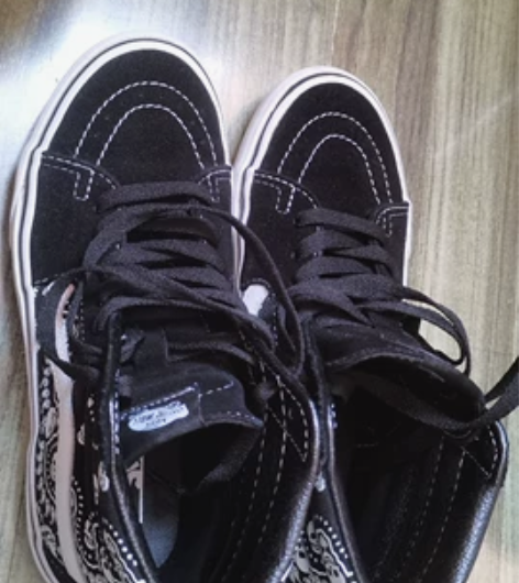 vans高帮帆布鞋，vans骷髅高帮帆布鞋...