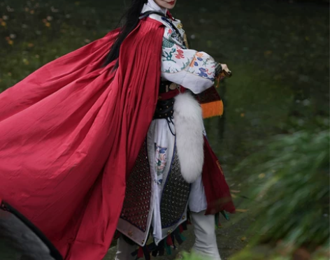 现货汉梦归飞火流云斗篷高级感飞鱼服配饰汉服...