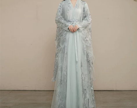 改良汉服女中国风正品原创日常夏季仙气飘逸刺...