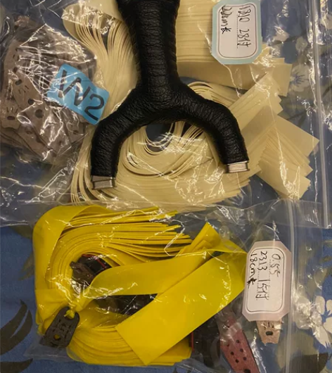 304不锈钢直板弹弓，外宽80mm撑头斜4...