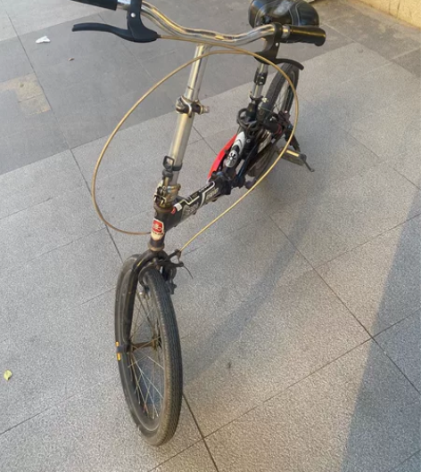 20折叠自行车战损级别如图能接受的来 感兴...