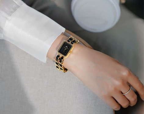 正品简约气质手表女款ins小众轻奢设计中古...