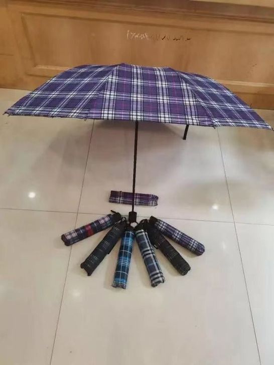 雅宝妮 雨伞 格子伞（颜色随机）